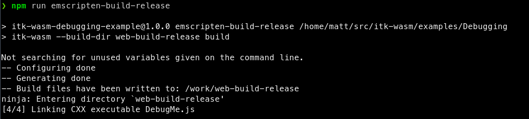 Emscripten build Release